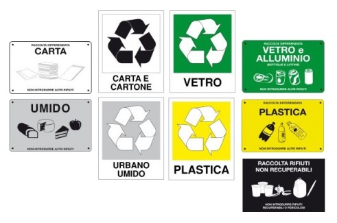 Etiquettes pour le recyclage