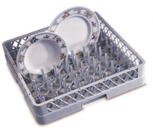 BP Panier de lave-vaisselle gris 50x50x9h assiettes/plateaux