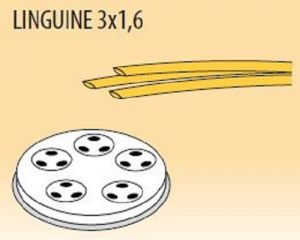 MPFTL3X16-15 Trafila LINGUINE 3x1,6 per macchina per pasta fresca