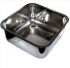 LV40/40/20 stainless steel cleaning sink-bowl to be welded dim. 400x400x250h
