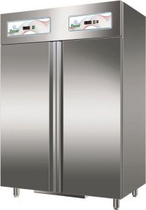 G-GN1200DT Refrigerated double door cabinet, double temperature 552 + 552 Lt