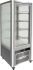 G-VGP400R Refrigerated display cabinet with 4 glass sides - Capacity 408 Lt 