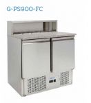 G-PS900-FC Refrigerated saladette - Temperature + 2 ° / + 8 ° C - N. 2 doors - Capacity 240 liters
