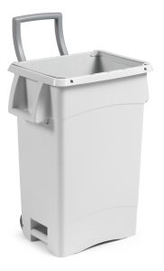 00005780 BIN 70 L - WHITE - WITH FOLDED HANDLE: