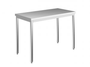 Table EUG2106-19 sur pieds ECO 190x60x85h cm - plateau lisse