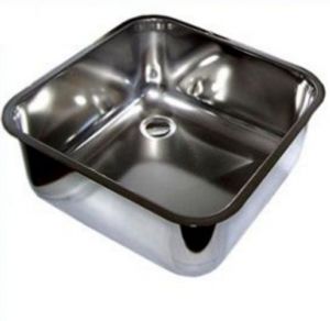 LV45/45/25 stainless steel cleaning sink-bowl to be welded dim. 450x450x250h