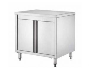 GDASR86 Cabinet table with swing doors 800x600x850