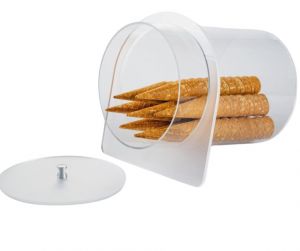 AG03650 Cylindrical cone holder with lid