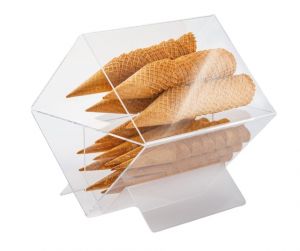 AG04610 Geometric cone holder with removable divider