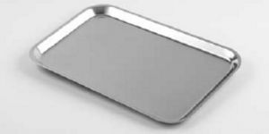 VSS4 bandeja rectangular de acero inoxidable 415x300x20mm 