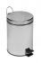 T101050 Polished Stainless Steel Pedal Bin 5 liters (Pack of 6 pieces)