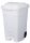 T102032 Mobile plastic pedal bin White 70 liters (Pack of 3 pieces)