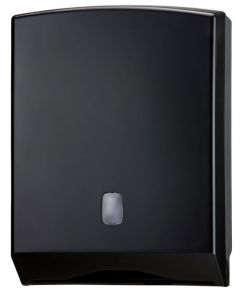 T104226 Distributeur d'essuie-mains en papier ABS noir 500 feuilles