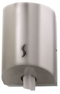T110525 Stainless steel Center-pull roll towel dispenser AISI 201 brushed