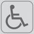 T701024 PVC sticker Pictogram Wheelchair (Pack of 5 pieces)