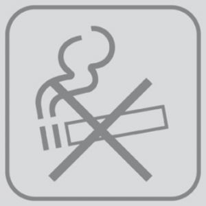T709927 Placa PVC adhesivo Prohibido fumar (Multiplos 5 pcs)