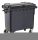 T766640 Grey Plastic waste container for outdoor on 4 wheels 660 liters