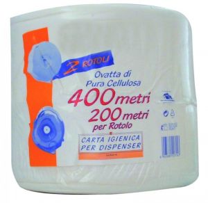 TGD025 nr.2 Rotoli carta igienica 200 metri (confezione da 12 pezzi)
