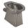 LX3010 stainless steel toilet with wall drain 520x365x375 mm - SATIN -