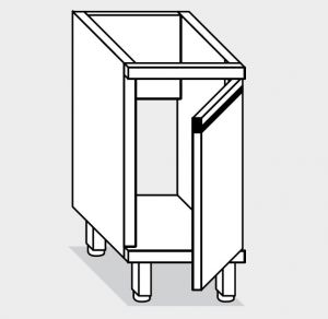 17606.04 Mueble lavabo modular con puerta g40 cm 40x60x81h